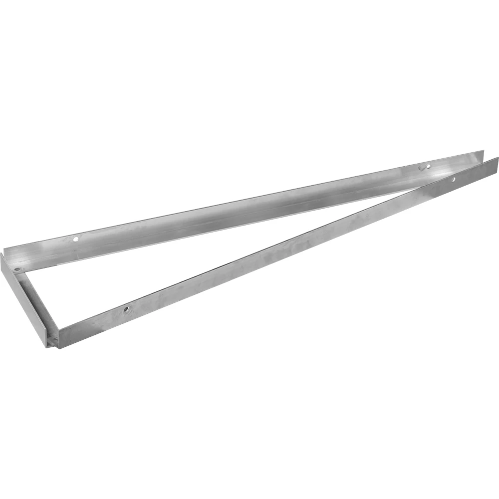 Trójkąt aluminiowy 15 stopni pionowy ze śrubami 40x40