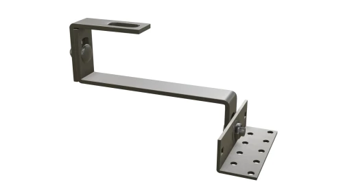 Uchwyt hakowy podwójnie regulowany kątownik 120mm