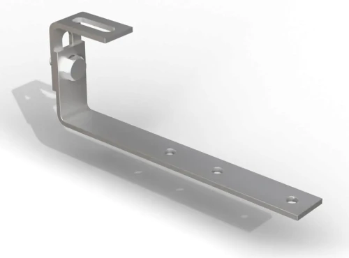 Uchwyt hakowy gont regulowany typ J L225x30