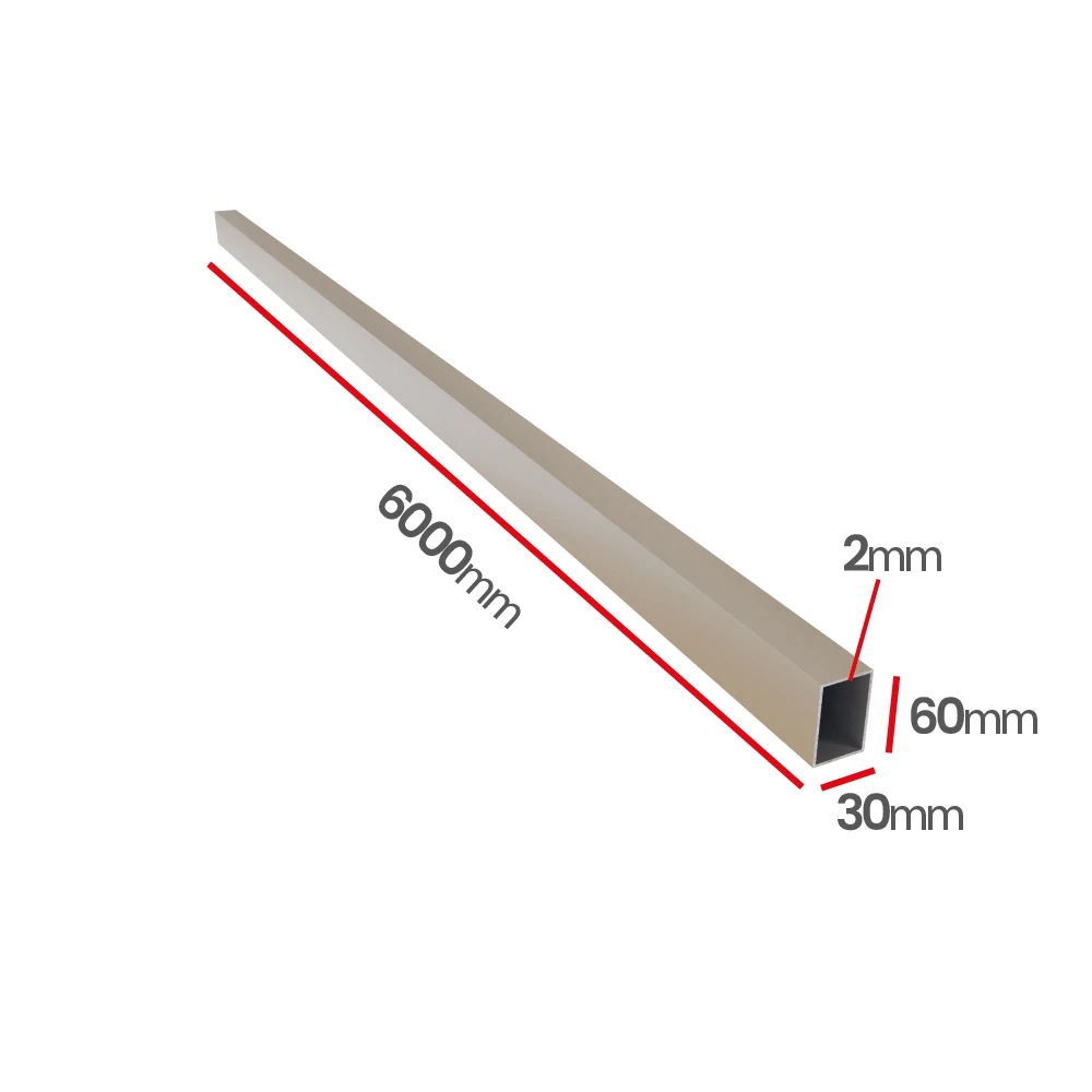Profil aluminiowy 60x30x2   6060 T66