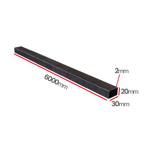 Profil stalowy zamknięty 30x20x2 - hurtownia Ulamex