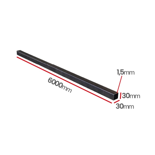 Profil stalowy zamknięty 30x30x1,5 - hurtownia Ulamex