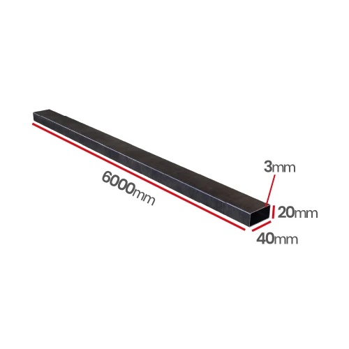 Profil stalowy zamknięty 40x20x3 - hurtownia Ulamex