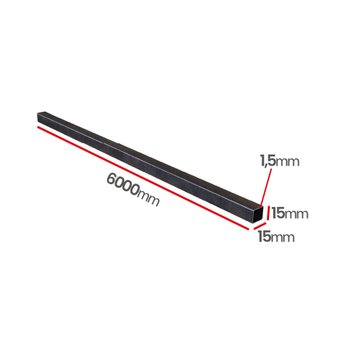 Profil stalowy zamknięty 15x15x1,5 - hurtownia Ulamex
