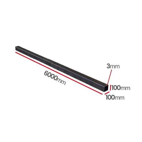 Profil stalowy zamknięty 100x100x3 - hurtownia Ulamex