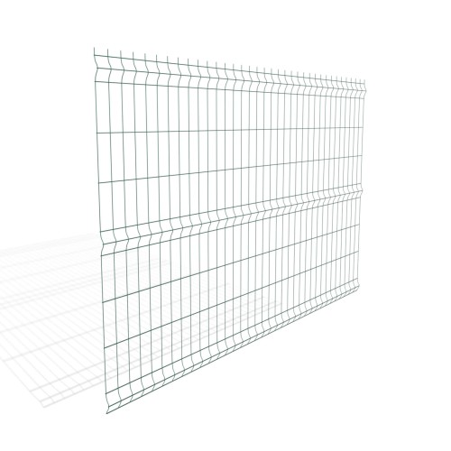 Panel ogrodzeniowy zielony fi 5 mm 1230x2500 mm - hurtownia Ulamex