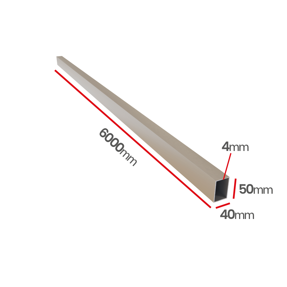 Profil aluminiowy 50x50x4,0   6060 T66