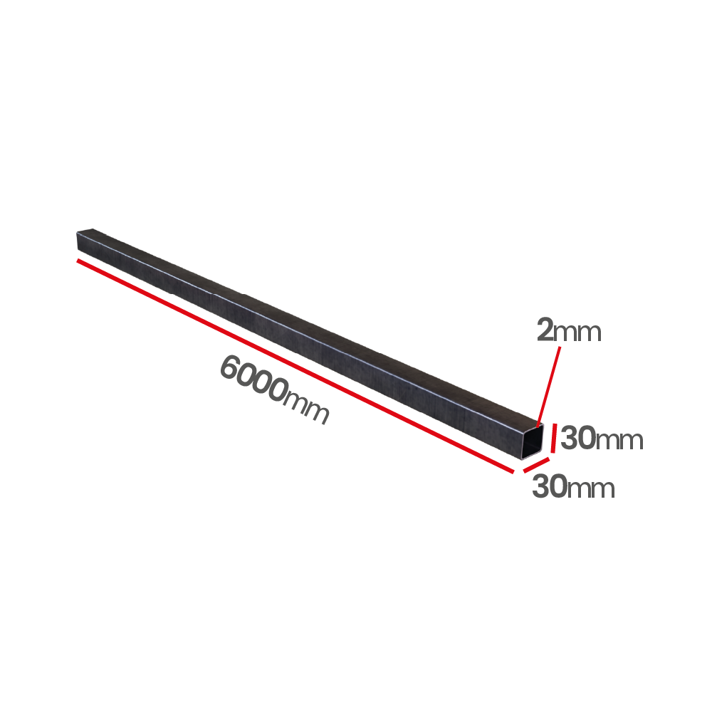 Profil stalowy zamknięty 30x30x2