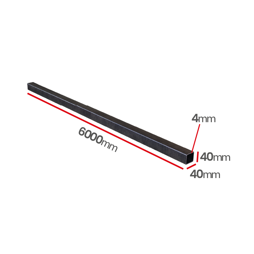 Profil stalowy zamknięty 40x40x4