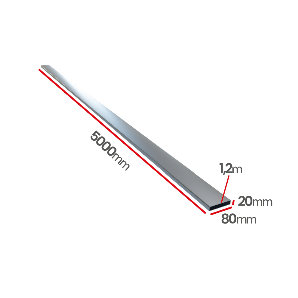 Profil ocynk 80x20x1,2X5000 nienapylony