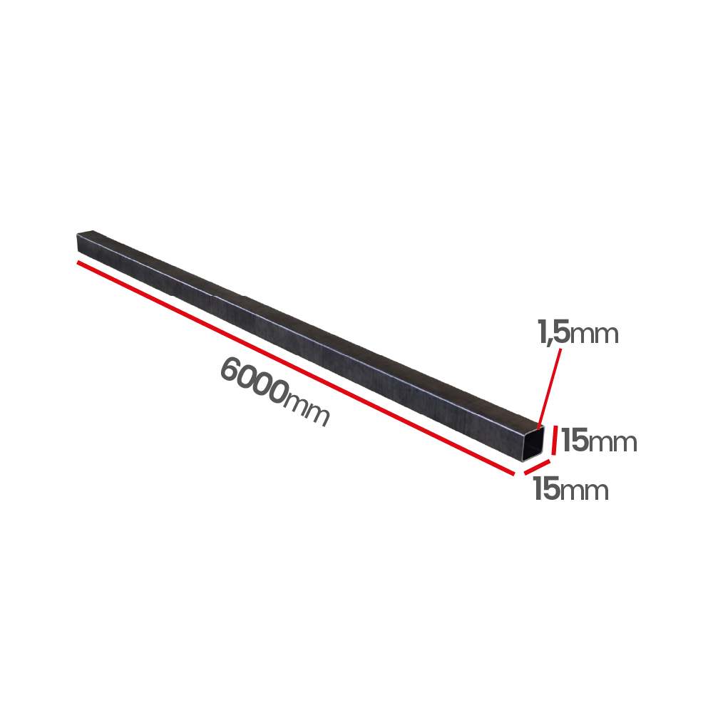 Profil stalowy zamknięty 15x15x1,5