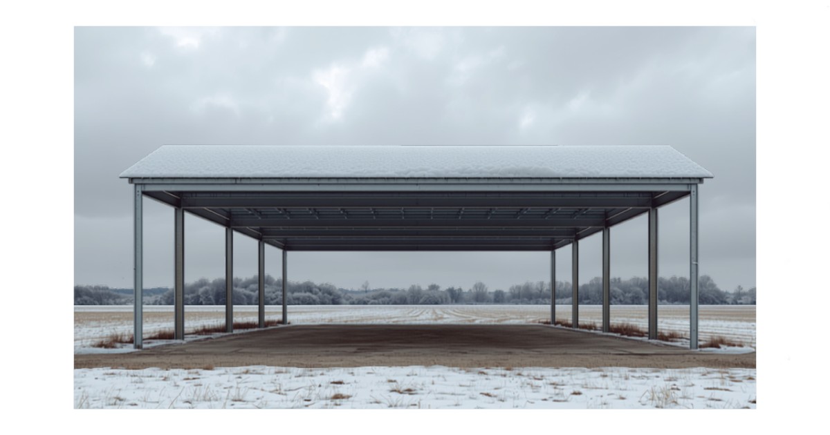 Strefa śniegowa carportu - jak dobrać konstrukcję