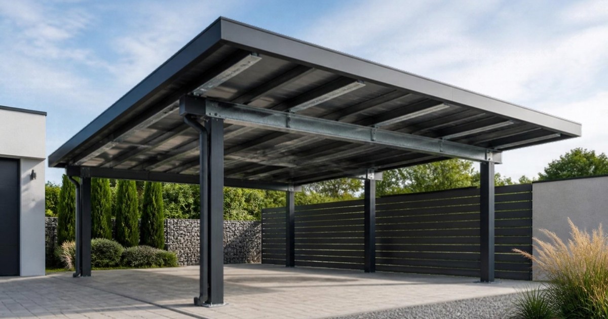 Carport aluminiowy czy stalowy - jak dobrać materiał